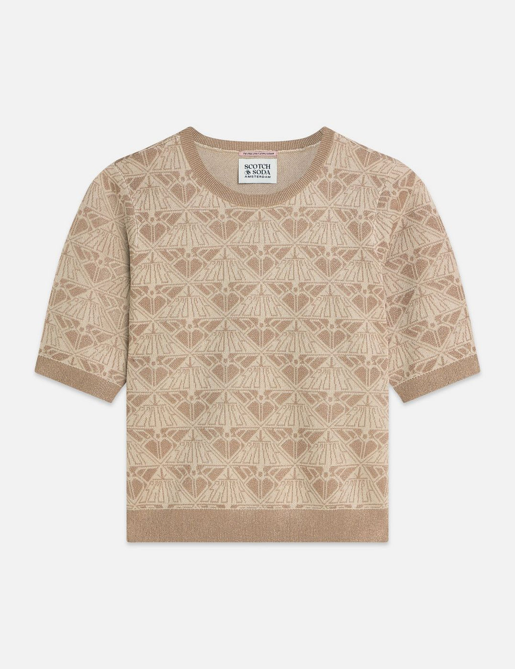 Pull Monogram Jacquard - Travertine