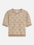 Pull Monogram Jacquard - Travertine