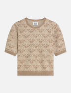 Pull Monogram Jacquard - Travertine