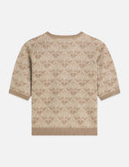 Pull Monogram Jacquard - Travertine