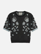 Pull 40 Years Jacquard Short Sleeve - Meteorite