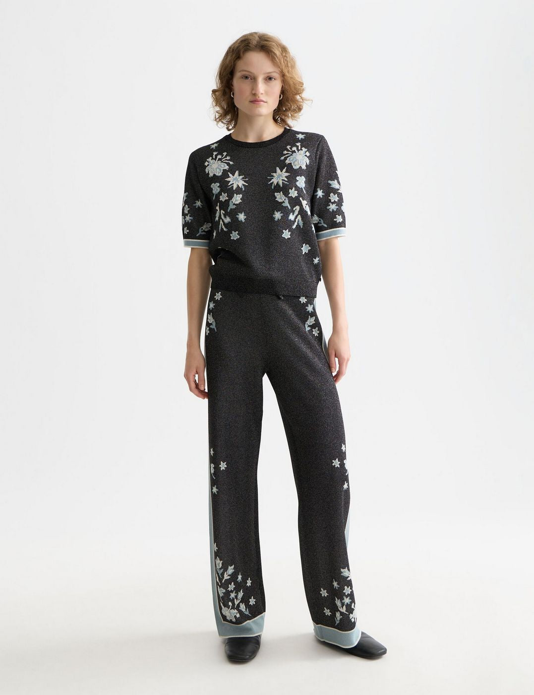 Pull 40 Years Jacquard Short Sleeve - Meteorite
