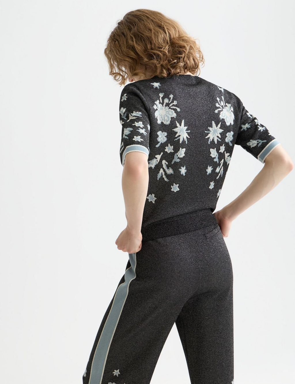 Pull 40 Years Jacquard Short Sleeve - Meteorite
