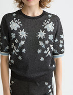 Pull 40 Years Jacquard Short Sleeve - Meteorite