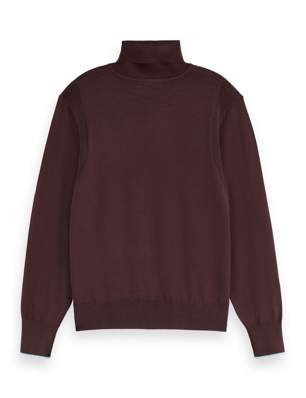 Maglione a Collo Alto Taglio Morbido - Chocolate Plum