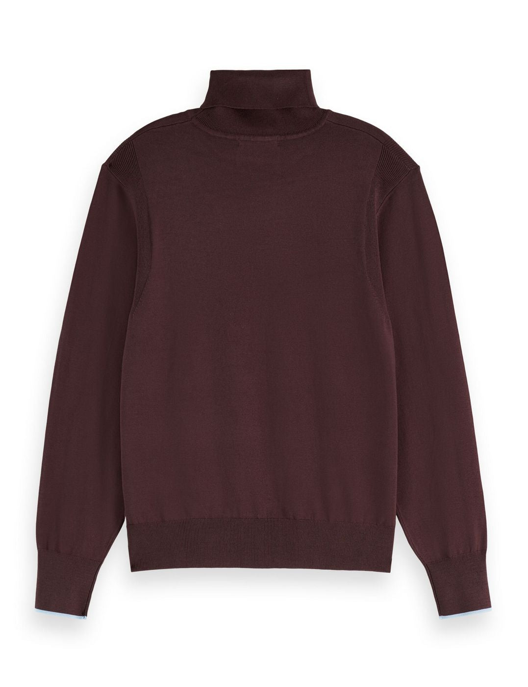 Maglione a Collo Alto Taglio Morbido - Chocolate Plum