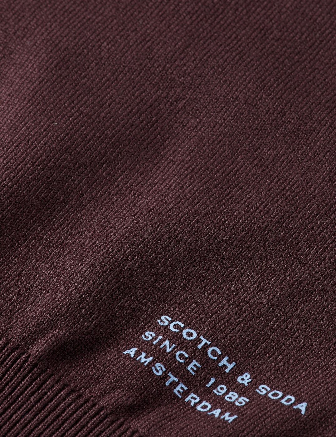 Maglione a Collo Alto Taglio Morbido - Chocolate Plum