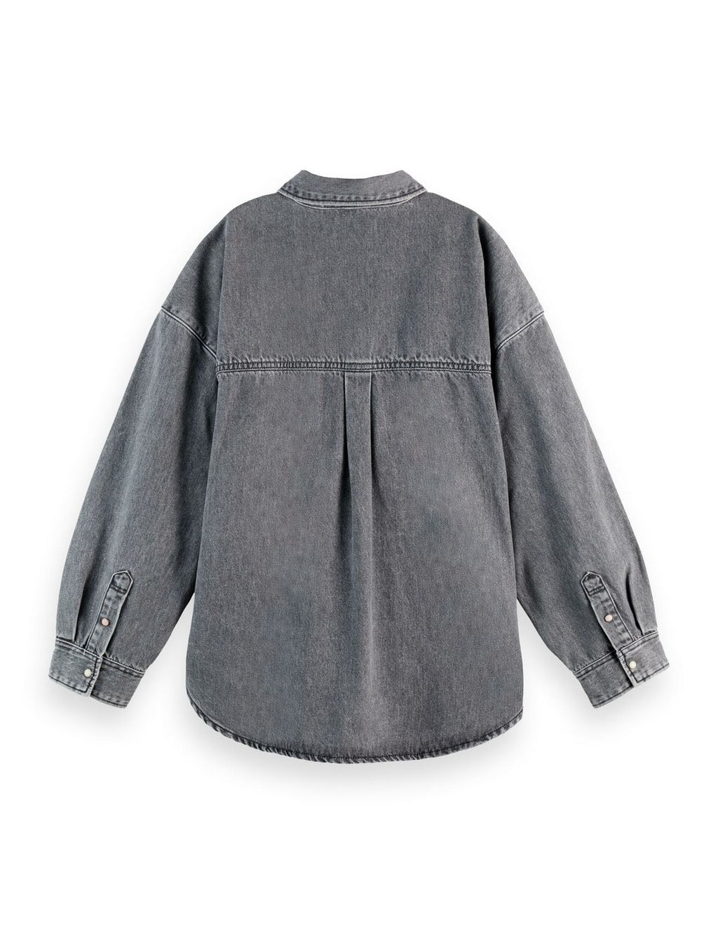 Overskjorta i tvättad denim — Black Spark