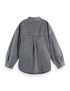 Overskjorta i tvättad denim — Black Spark
