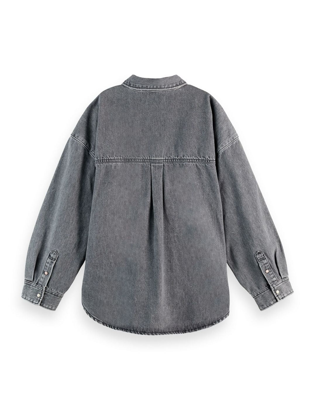Overskjorta i tvättad denim — Black Spark