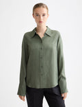 Regular fit jacquard overhemd - Thym