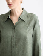 Regular fit jacquard overhemd - Thym