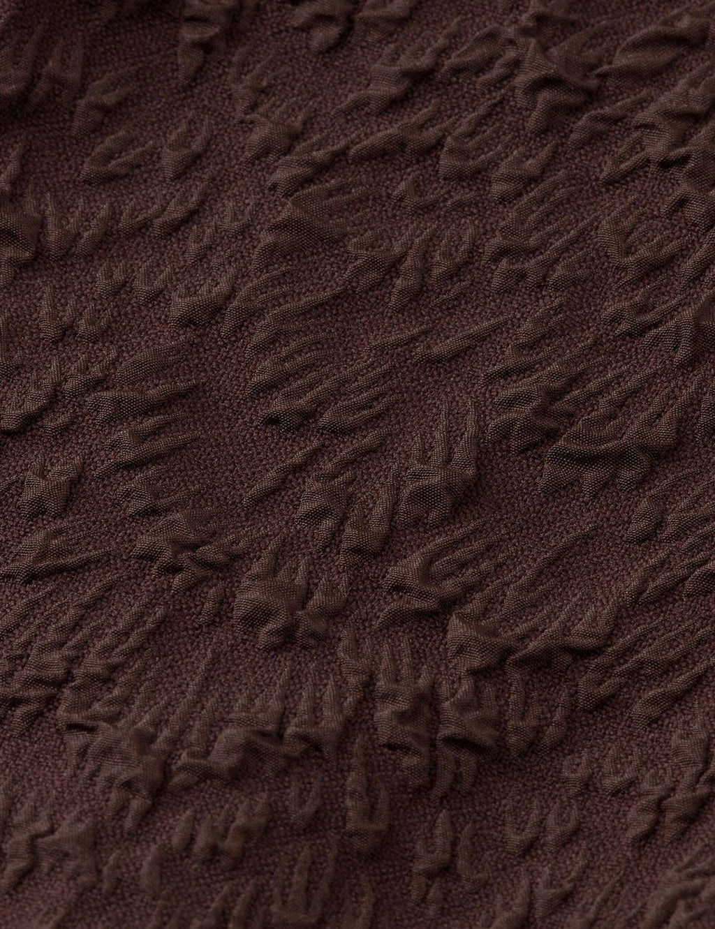 Strukturerad topp med puffärmar - Chocolate Plum