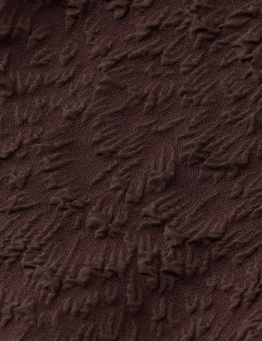 Strukturerad topp med puffärmar - Chocolate Plum