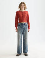 Cardigan in pointelletricot - Ketchup