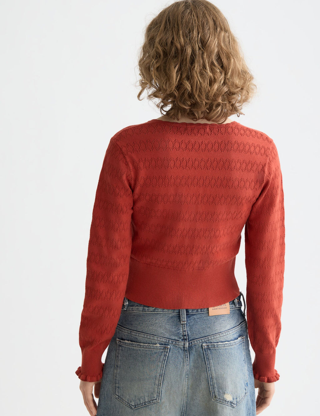 Cardigan in pointelletricot - Ketchup
