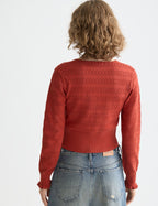 Cardigan in pointelletricot - Ketchup