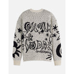 Pull Jacquard Motif Oversized - Eggnog