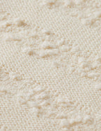 Cardigan Bouclé Stripe Crew Neck - Eggnog