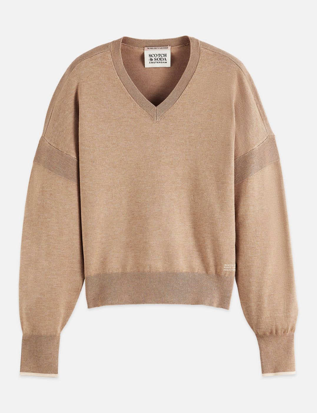 Pull V-Neck Relaxed - Amphora Melange