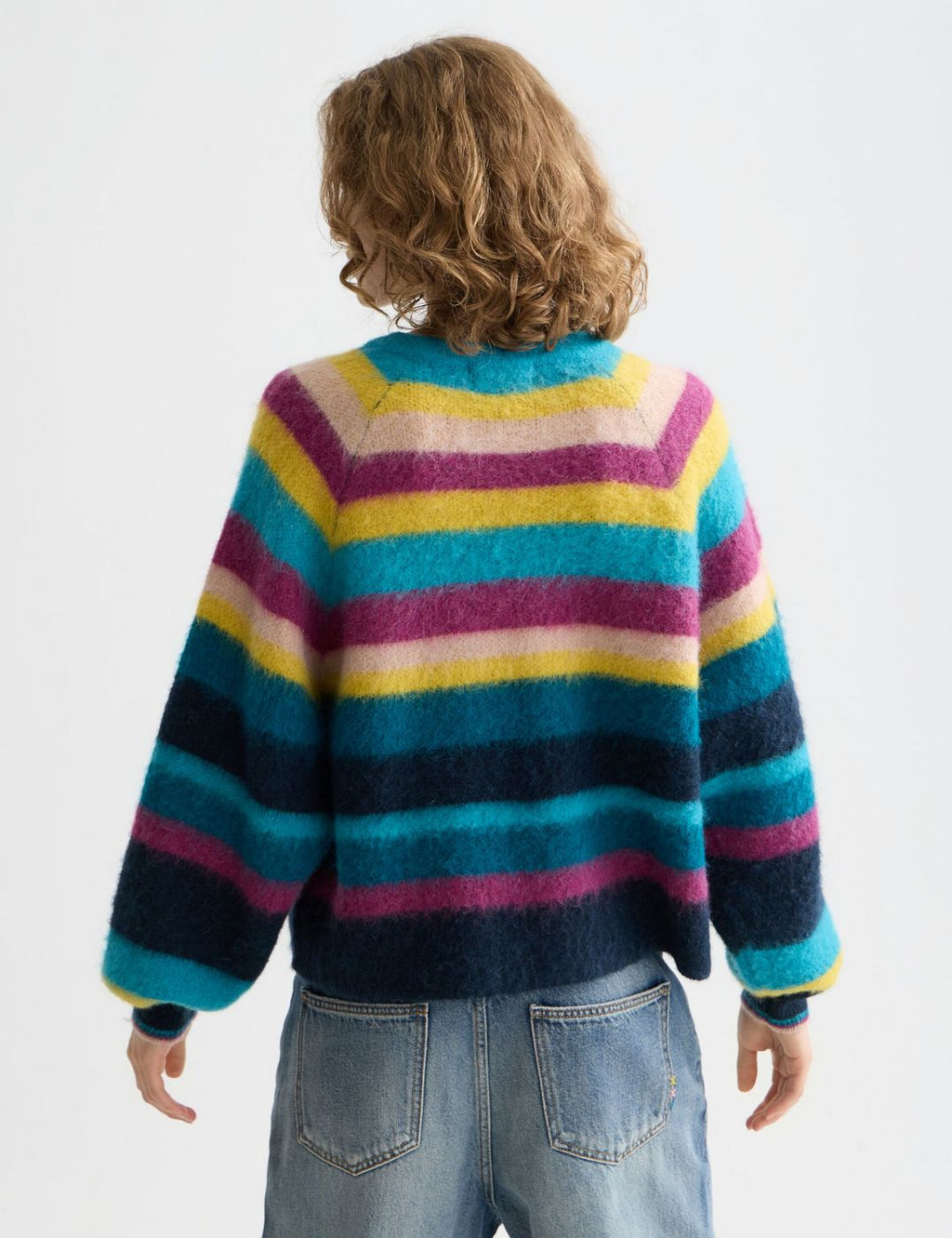 Pull Stripep Oversized - El Cosmico Stripe Deep Lagoon