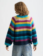 Pull Stripep Oversized - El Cosmico Stripe Deep Lagoon