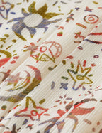 Top Printed With Tied Front - Cosmic Sky Eggnog