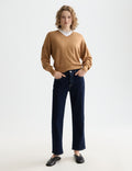 Pull Core V-Neck Relaxed - Tobacco Melange