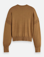 Pull Core V-Neck Relaxed - Tobacco Melange