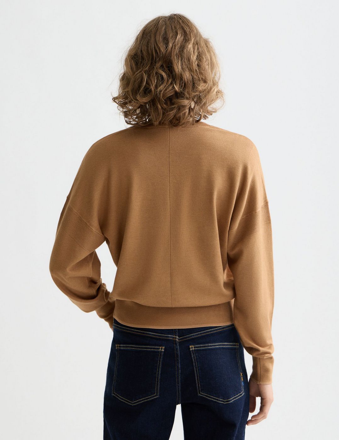 Pull Core V-Neck Relaxed - Tobacco Melange