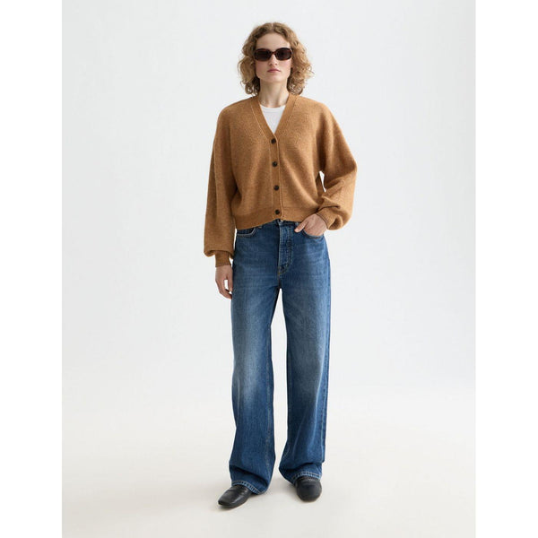 Cardigan Core Fuzzy Relaxed - Tobacco Melange