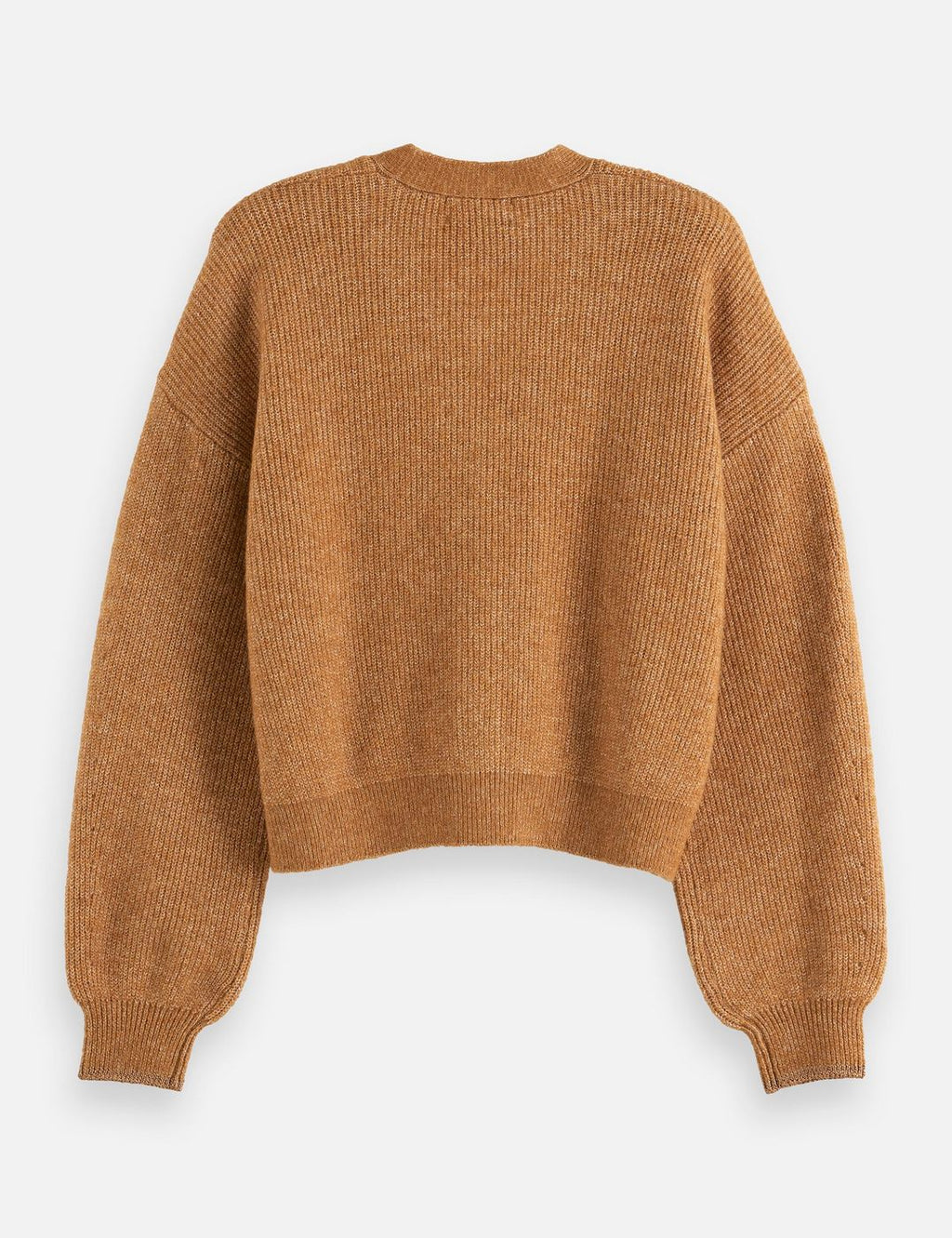 Cardigan Core Fuzzy Relaxed - Tobacco Melange