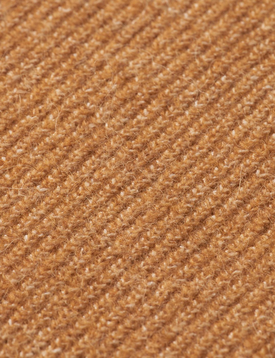 Pull Core Fuzzy Crew Neck - Tobacco Melange