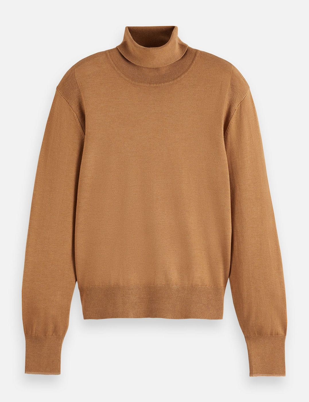 Pull Core Roll Neck Relaxed - Tobacco Melange