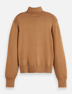 Pull Core Roll Neck Relaxed - Tobacco Melange