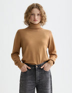Pull Core Roll Neck Relaxed - Tobacco Melange