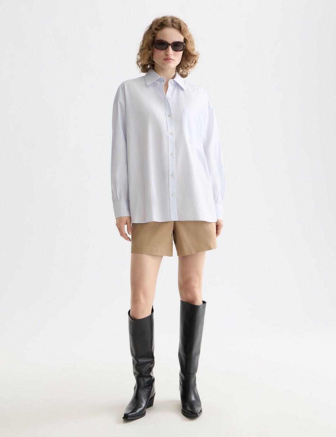 Chemise Core Girlfriend Poplin - Shirting Blue