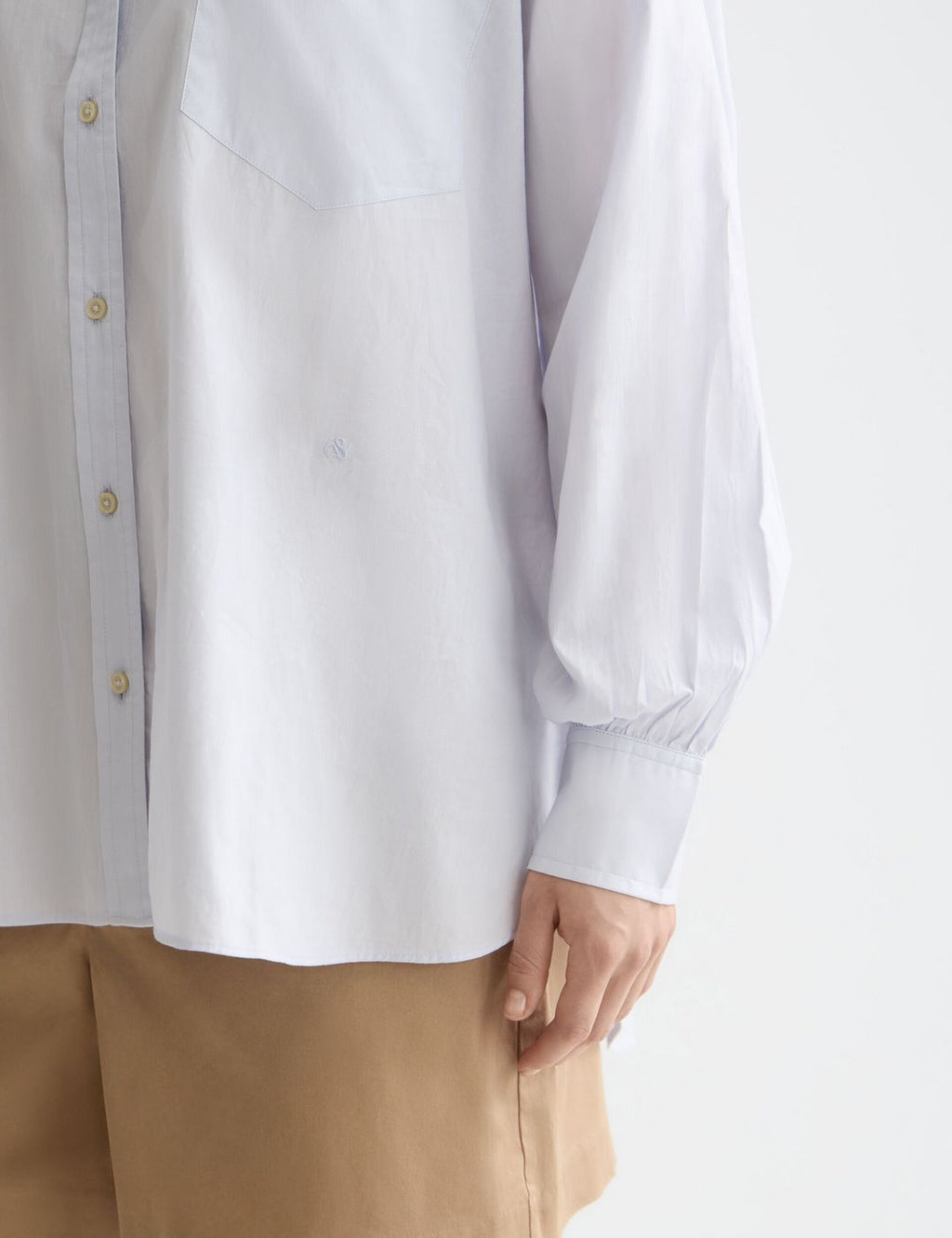 Chemise Core Girlfriend Poplin - Shirting Blue