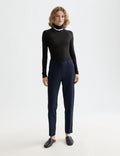 Core Roll Up Neck Long Sleeve T-Shirt - Black