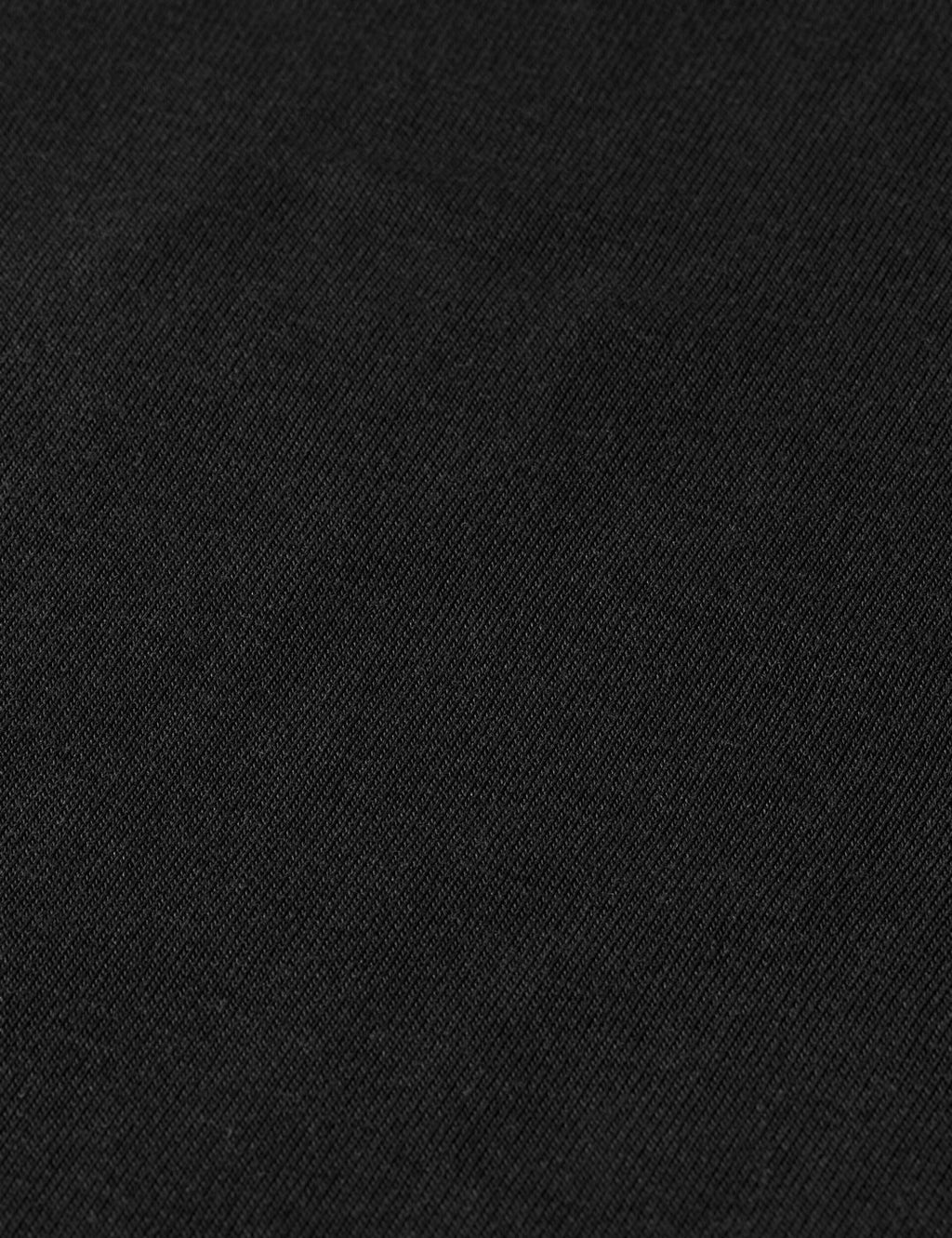 Core Roll Up Neck Long Sleeve T-Shirt - Black