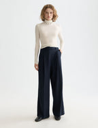 T-shirt Core Roll Up Neck Long Sleeve - Off White