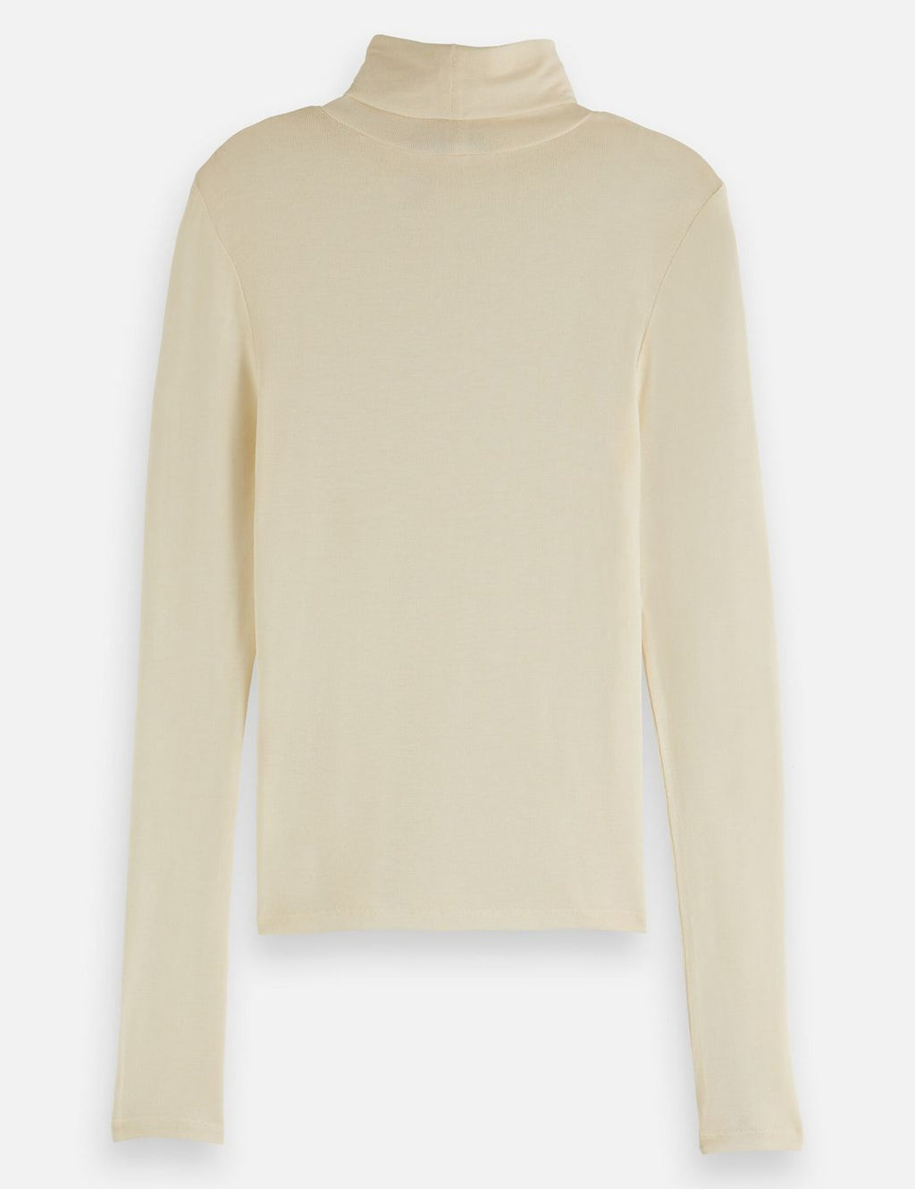 T-shirt Core Roll Up Neck Long Sleeve - Off White