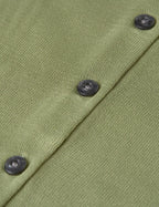 Cardigan Stripe Trim Relaxed - Oil Green