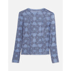 T-Shirt Printed Mesh Long Sleeve - Horseshoes Infinity