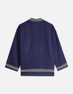 Robe Printed Relaxed Fit Shirt - Horse Bandana Blues