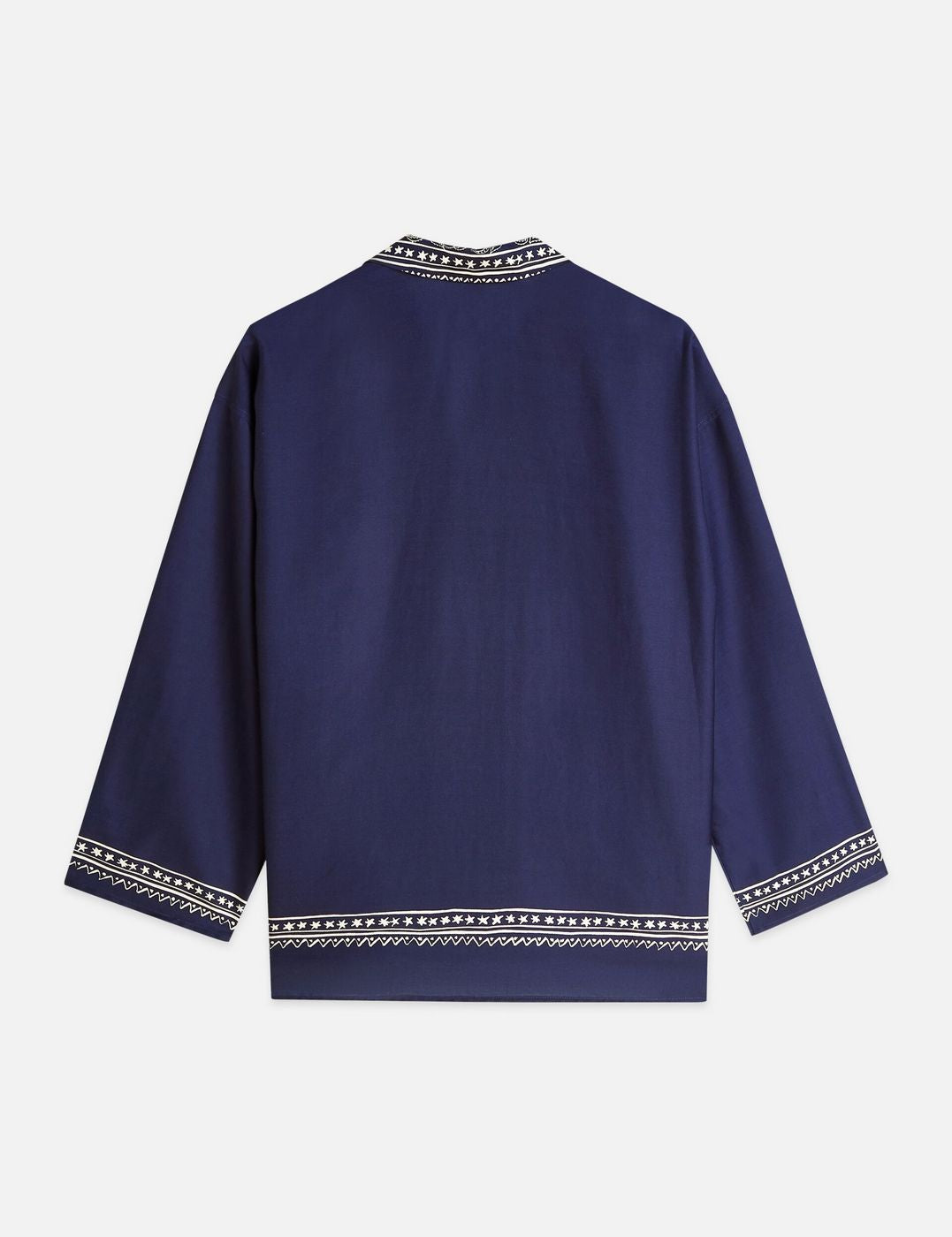 Robe Printed Relaxed Fit Shirt - Horse Bandana Blues