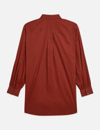 Chemise Cotton Voile Oversized - Burnt Henna