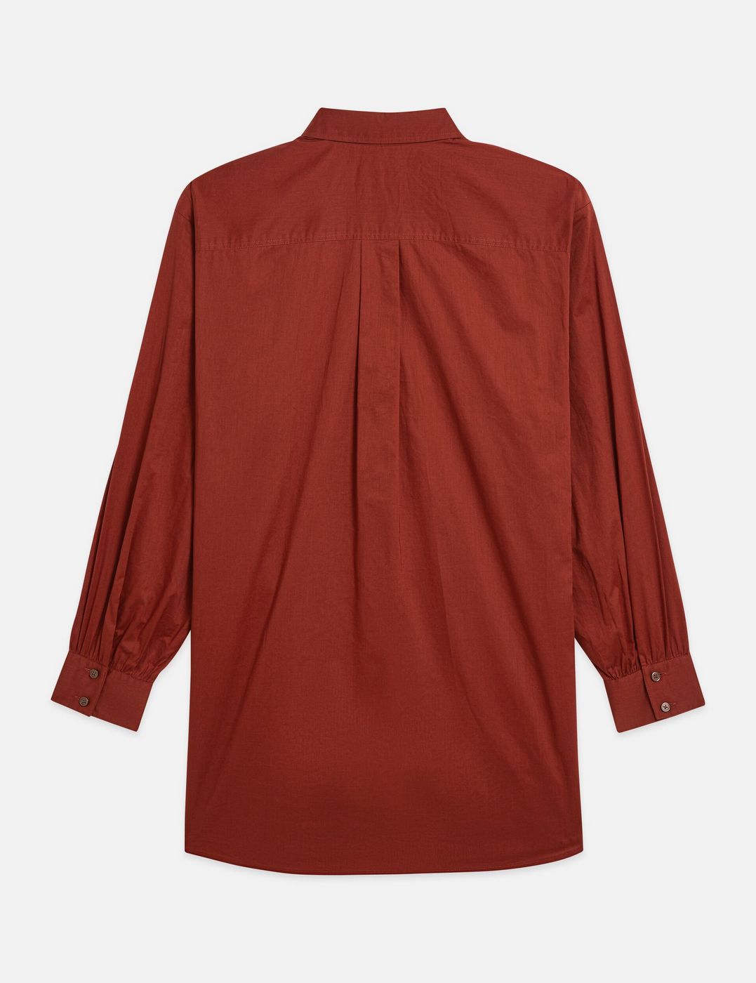 Chemise Cotton Voile Oversized - Burnt Henna