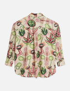 Chemise Linen Blend Printed - Desert Floral Canyon Clay