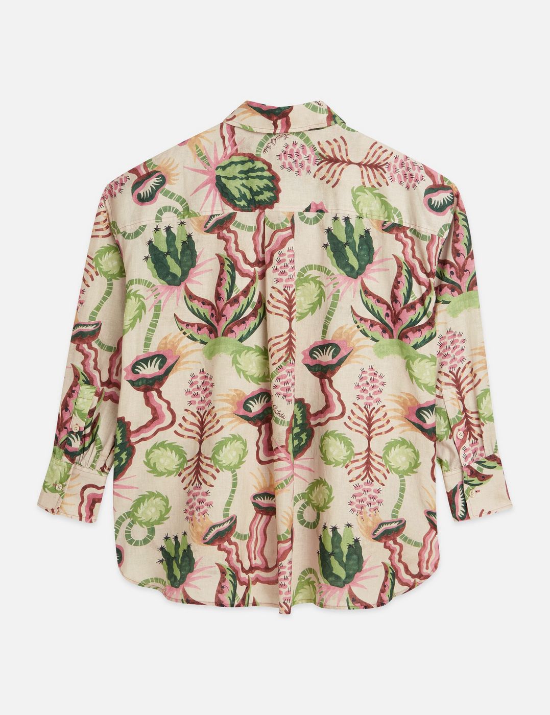 Chemise Linen Blend Printed - Desert Floral Canyon Clay